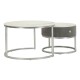 Kávéasztalok Greys 2 db-os szett Ø 70x45-50x40 cm Kávéasztalok Greys 2 Db-Os Szett Ø 70x45-50x40 cm