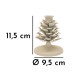 Gyertyatartó Dune Pigna 9,5 x 11,5 cm Gyertyatartó Dune Pigna 9,5 x 11,5 cm