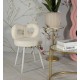 Ilary Mini szék Fehér Ø 40x67 cm (Ülésmagasság 46 cm)