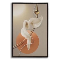 Abstract LED-es vászonkép -A- cm 80x4x120