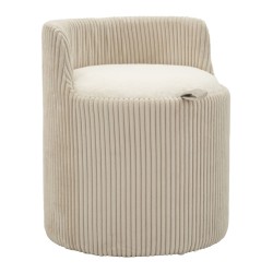 Dublino sminkasztal puff tárolóval cm Ø 47x53