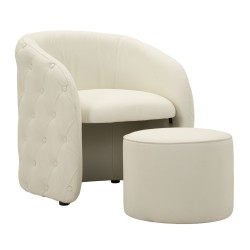 Zagabria fotel lábtartóval cm 76x75x80 - Ø 47x35