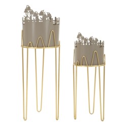 Flower vázaállvány 2 db-os szett cm Ø 27x79-22,8x62