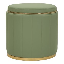 London tárolós puff zöld cm Ø 46,5x44