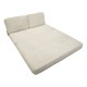 Faster kanapé/ágy fehér cm 150x100x80 (vákuumcsomagolt - ágy mérete cm 213x150x18)