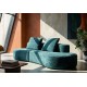 Island kanapé teal cm 238x92x78 (vákuumcsomagolt)