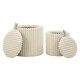 Goteborg puff 2 db-os szett cm Ø 40x42-31x32