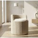 Dublino sminkasztal puff tárolóval cm Ø 47x53