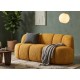 Ball 2 személyes kanapé mustársárga cm 145x80x69
