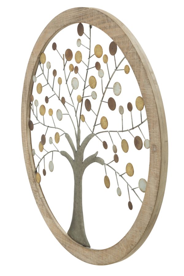 Falitárgy Tükrövel Albero Della Vita Ø 61x1,8 cm Falitárgy Tükrövel Albero Della Vita Ø 61x1,8 cm