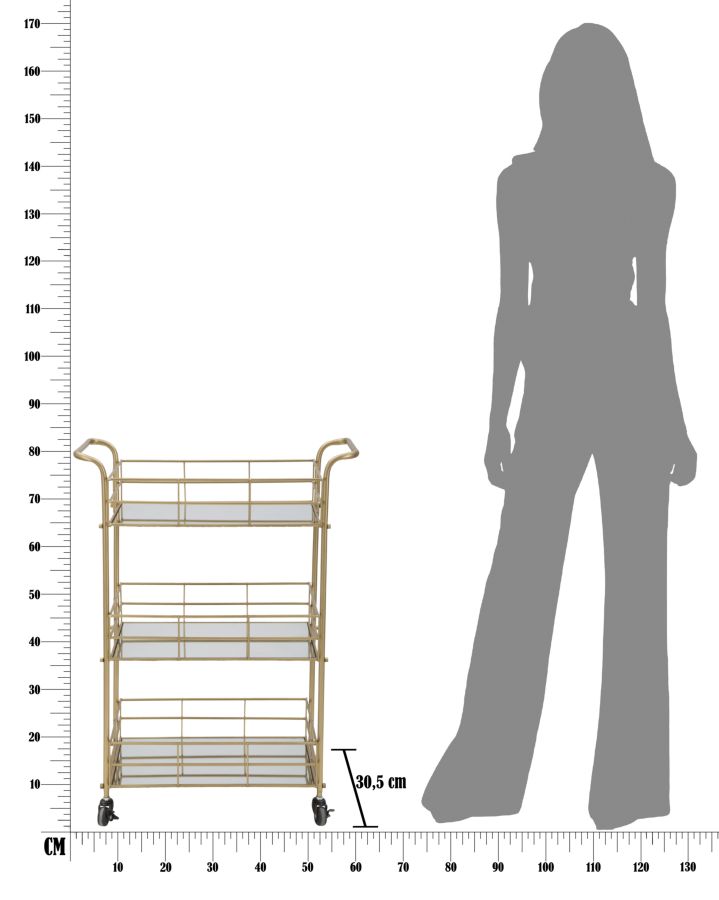 Kocsi Glam Ret. 60x30,5x80 cm Kocsi Glam Ret. 60x30,5x80 cm