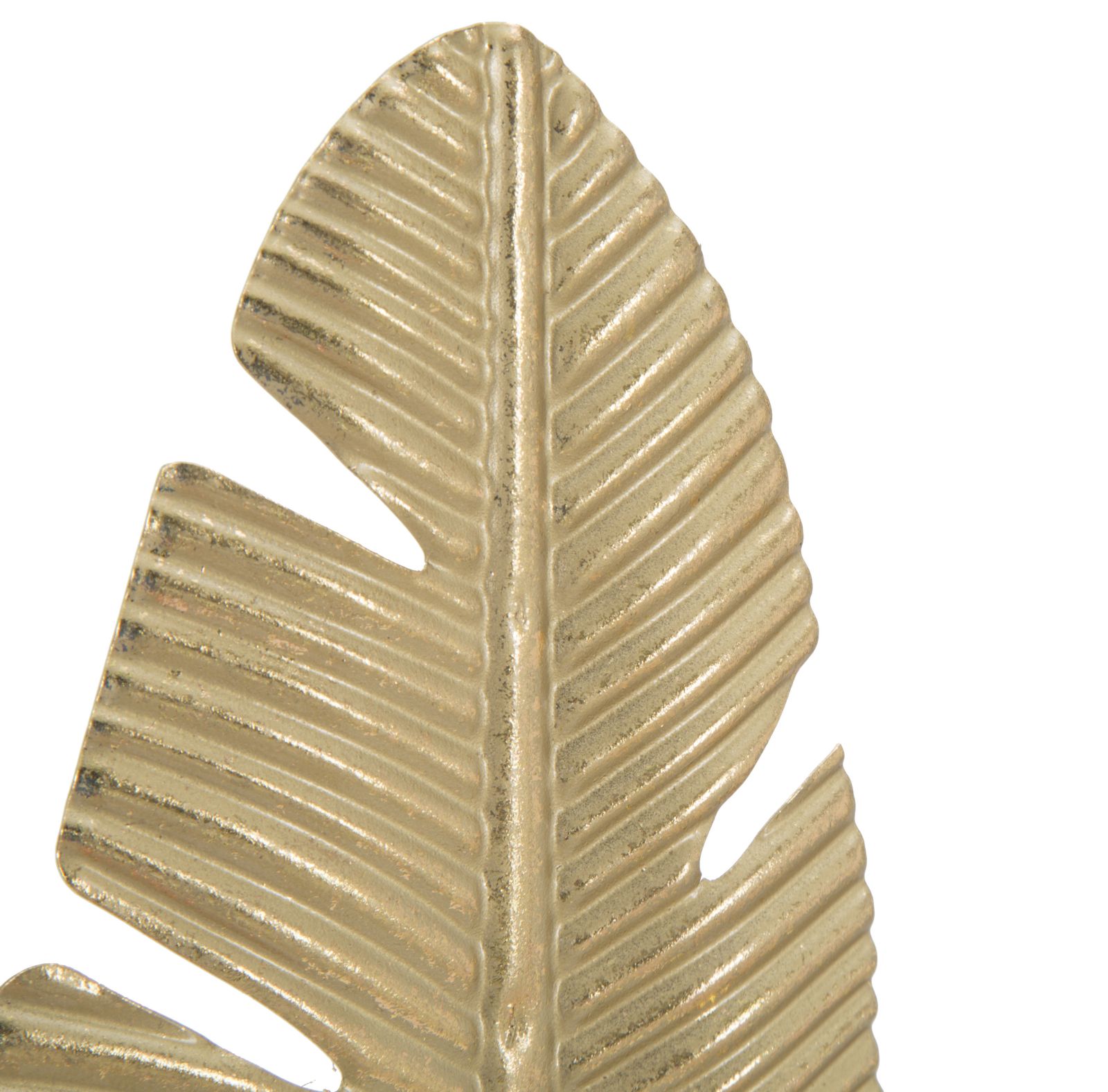 Decor Leaf Glam W/Candle Holder 10x10x34 cm Decor Leaf Glam W/Candle Holder 10x10x34 cm