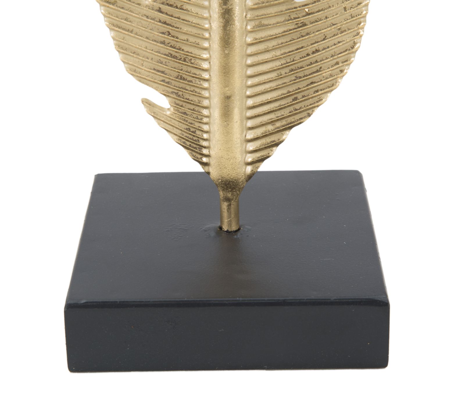 Decor Leaf Glam W/Candle Holder 10x10x34 cm Decor Leaf Glam W/Candle Holder 10x10x34 cm