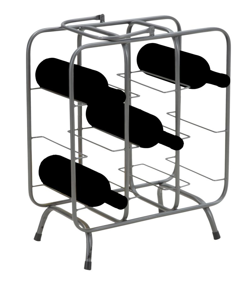 Palacktartó Négyzet (9 Palack) 40x23x47,5 cm Palacktartó Négyzet (9 Palack) 40x23x47,5 cm