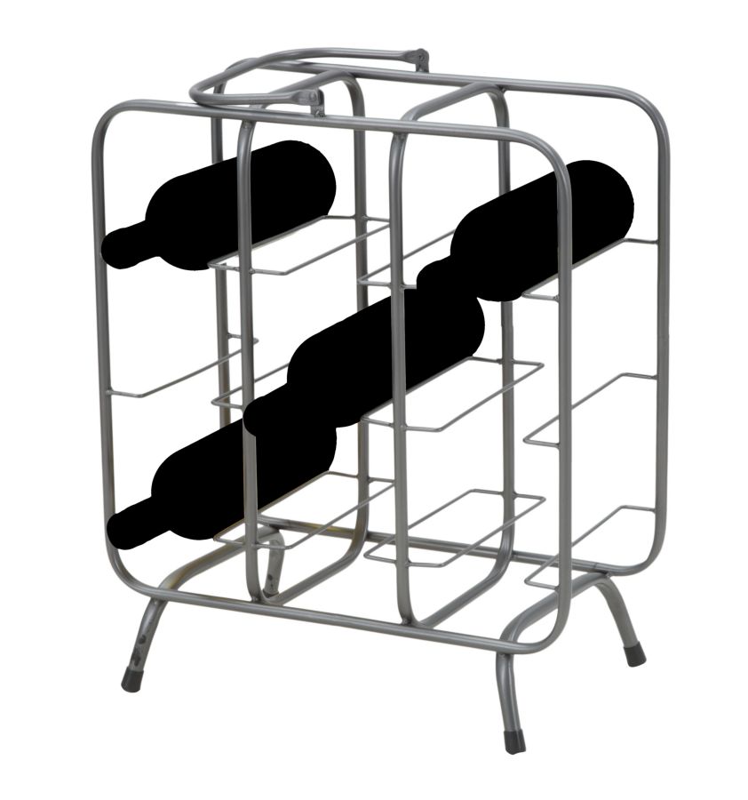 Palacktartó Négyzet (9 Palack) 40x23x47,5 cm Palacktartó Négyzet (9 Palack) 40x23x47,5 cm