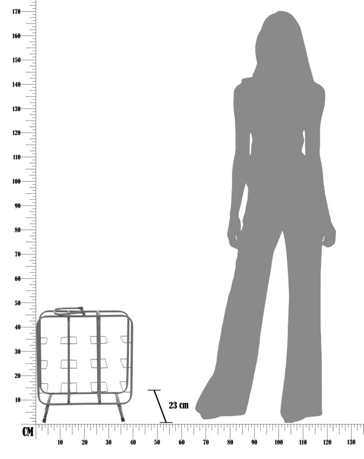 Palacktartó Négyzet (9 Palack) 40x23x47,5 cm Palacktartó Négyzet (9 Palack) 40x23x47,5 cm