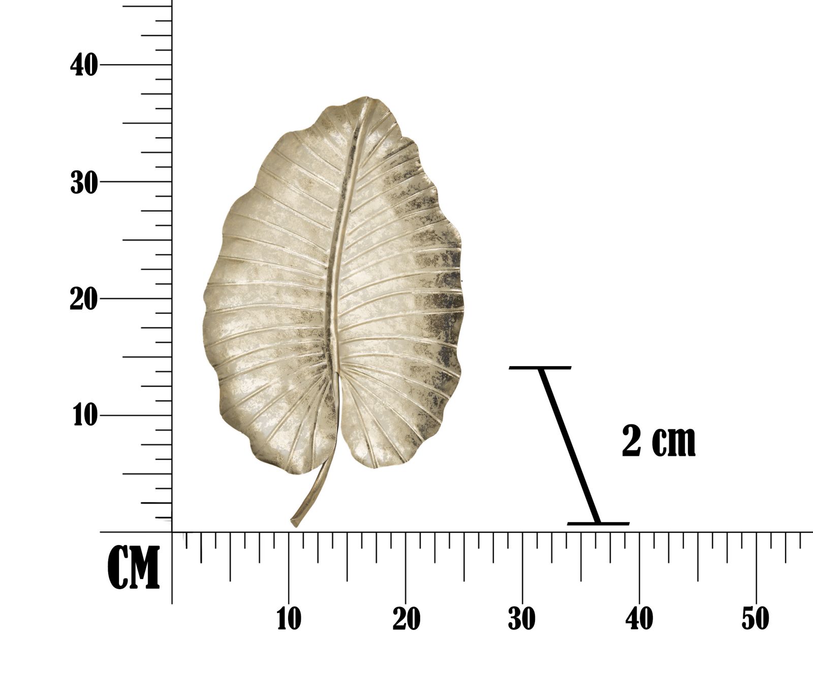 Decor Leaf Glam -A- 23x2x35,5 cm Decor Leaf Glam -A- 23x2x35,5 cm