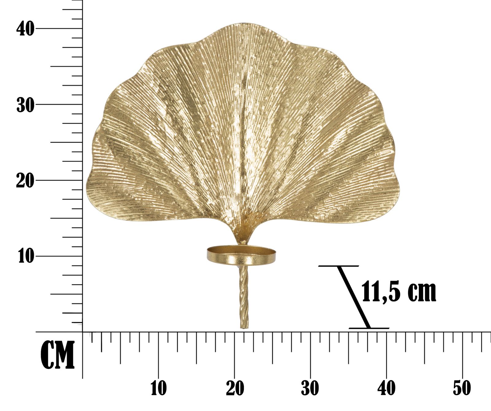 Falikandelálló Glam Leaf 41x11,5x40 cm Falikandelálló Glam Leaf 41x11,5x40 cm