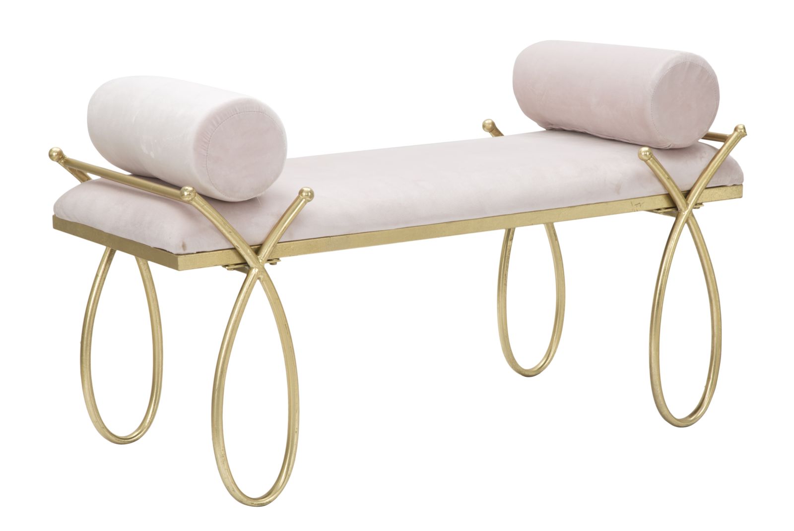 Bench Ribbon Pink 112,5x49x53 cm Bench Ribbon Pink 112,5x49x53 cm