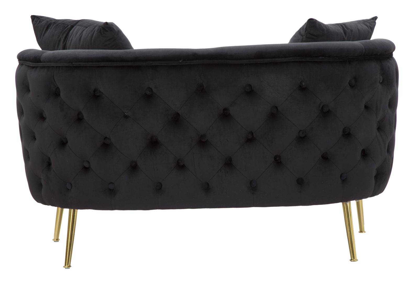 Sofa Bucarest Fekete 127x74x71 cm Sofa Bucarest Fekete 127x74x71 cm