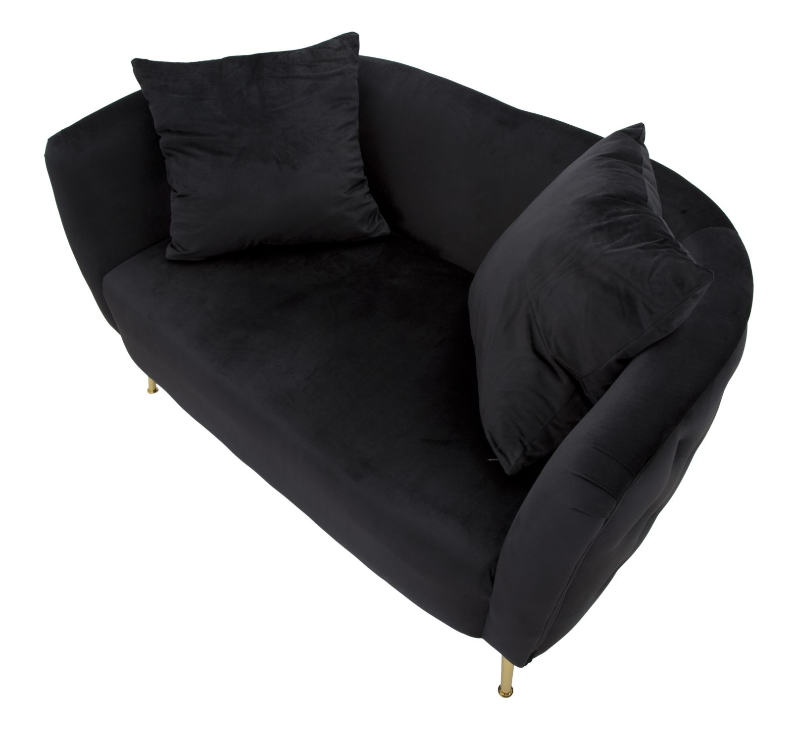 Sofa Bucarest Fekete 127x74x71 cm Sofa Bucarest Fekete 127x74x71 cm