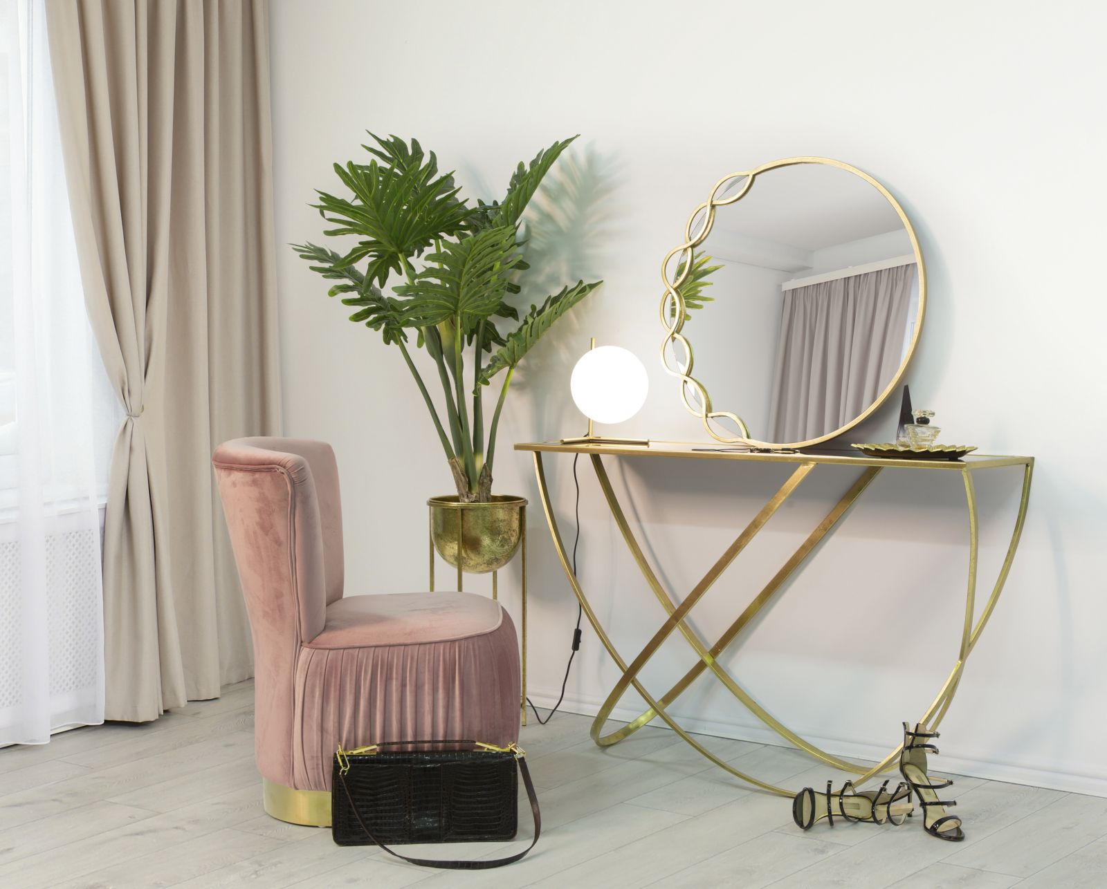 Virágállvány Glam Coppia Ø 27x62-21,5x52 cm Virágállvány Glam Coppia Ø 27x62-21,5x52 cm
