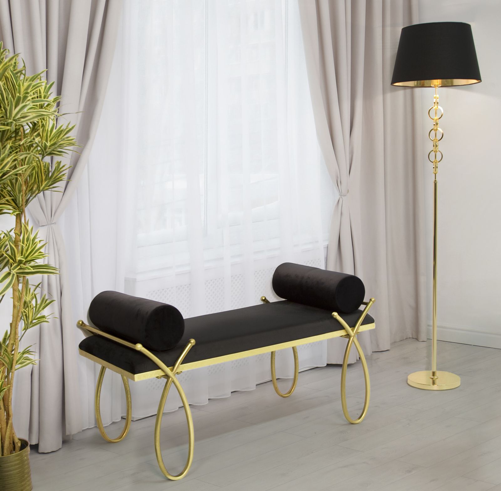 Pad Ribbon Fekete 112,5x49x53 cm Pad Ribbon Fekete 112,5x49x53 cm