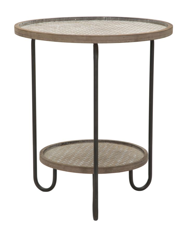 Asztal Arex 2 Polc Ø 48x54,5 cm Asztal Arex 2 Polc Ø 48x54,5 cm