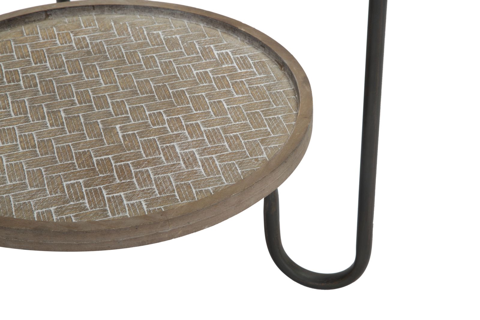 Asztal Arex 2 Polc Ø 48x54,5 cm Asztal Arex 2 Polc Ø 48x54,5 cm