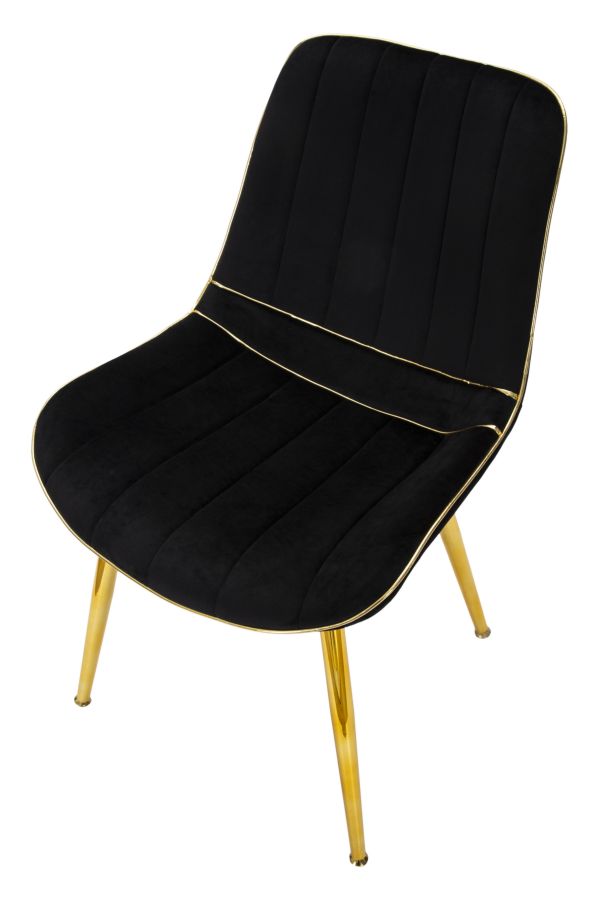 Paris fekete/arany szék 2 db 51x59x79 cm Paris Nera/Arany Szék 2 Db 51x59x79 cm