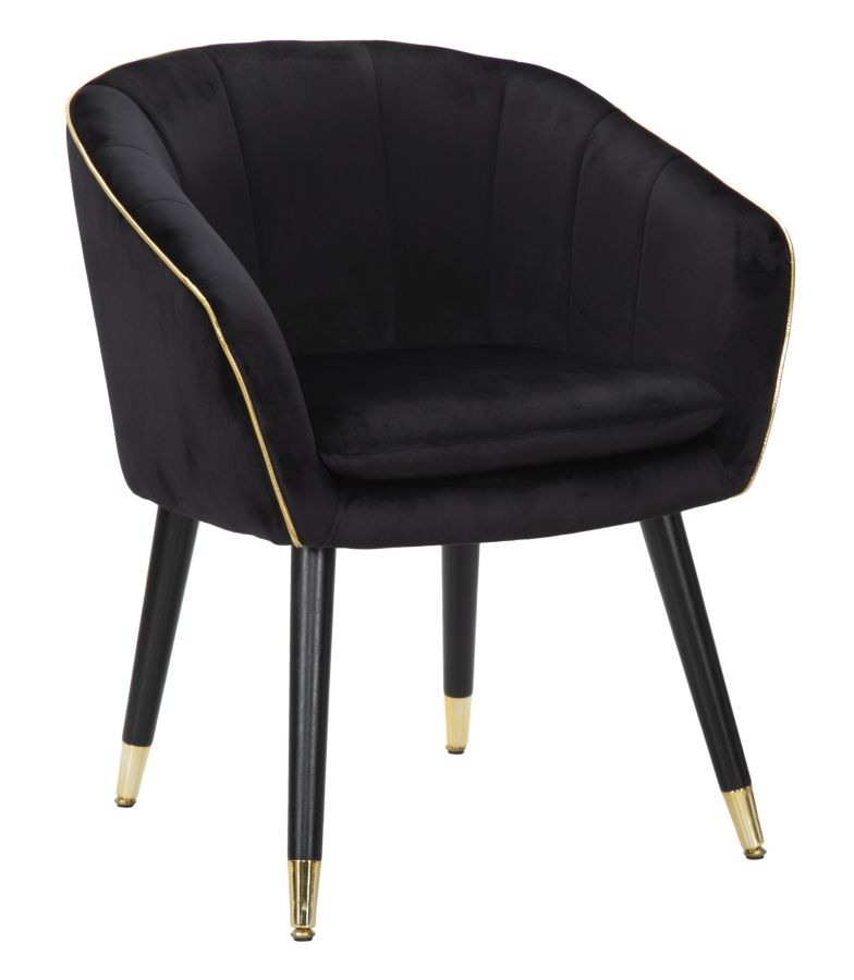 Paris fekete/arany 62x58x78 Karosszék cm Paris Nera/Gold 62x58x78 Karosszék cm