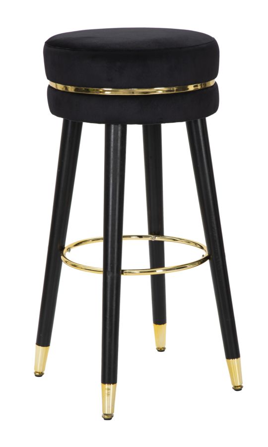 Bárszék Paris fekete/arany Ø 35x74 cm Bárszék Paris Nero/Gold Ø 35x74 cm