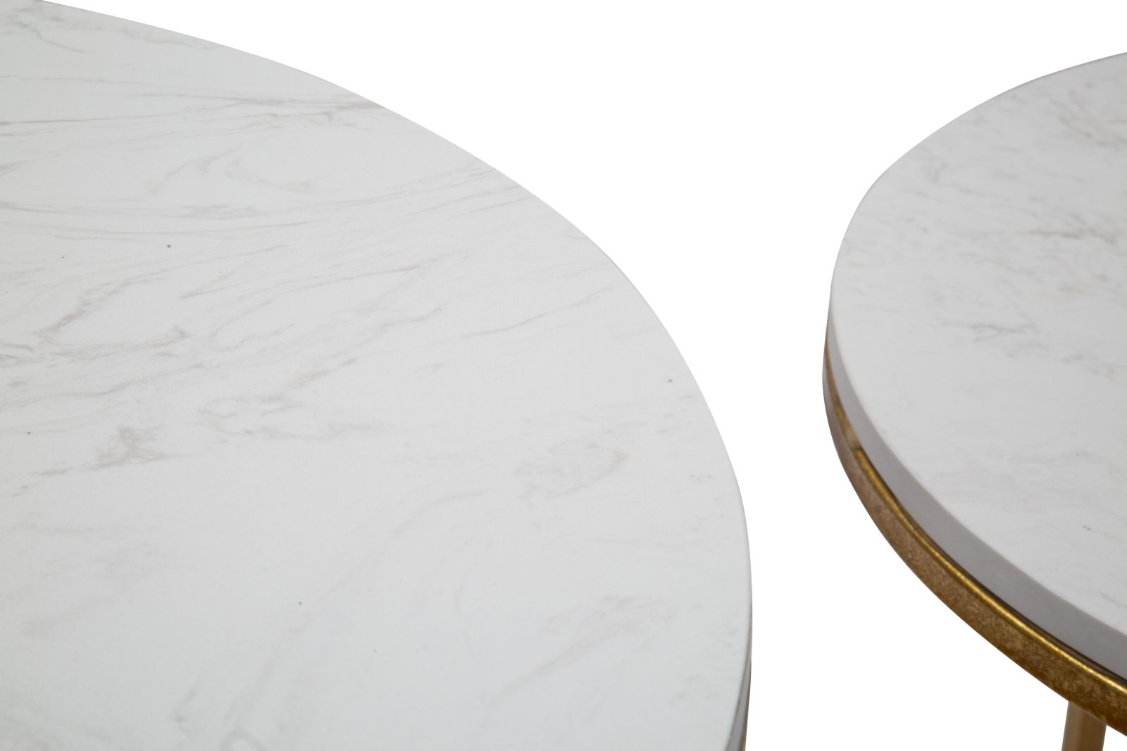 Asztal Simply Marble Couple Ø 52x63-42x53 cm Asztal Simply Marble Couple Ø 52x63-42x53 cm