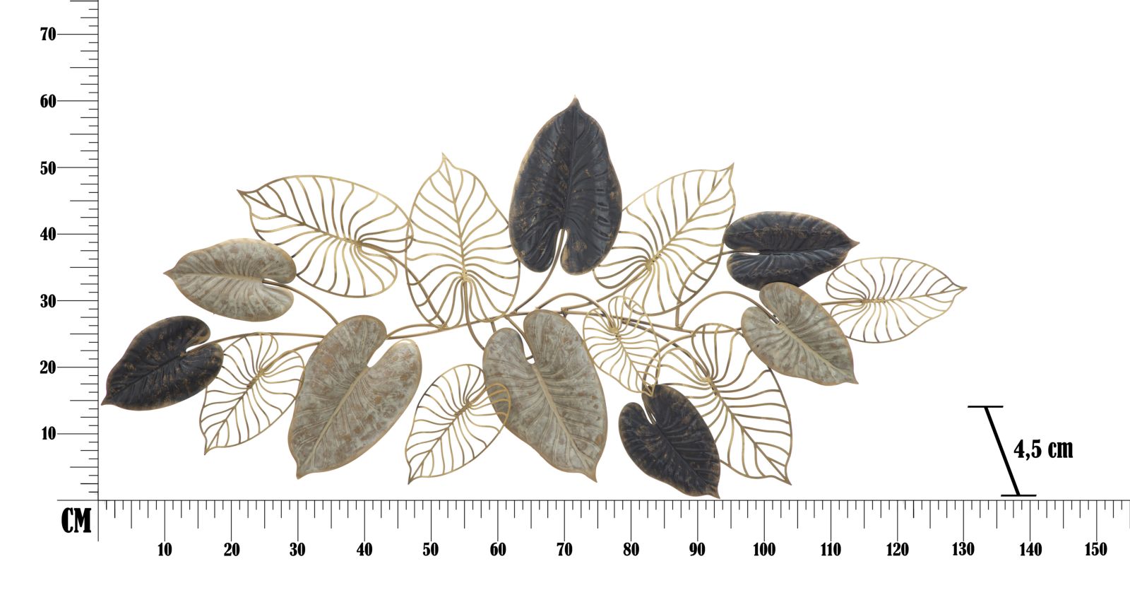 Vas Panel Century -A- 131x4,5x61 cm