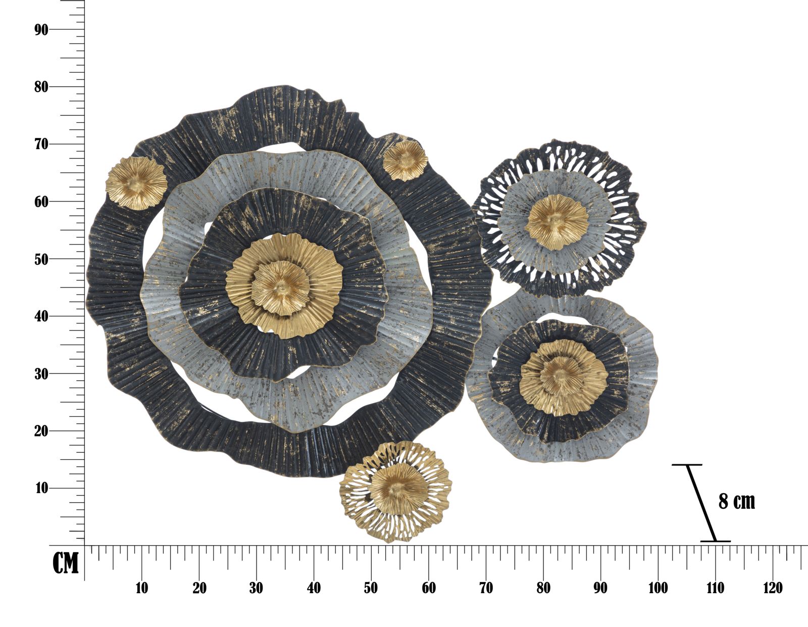 Vas Panel Otos 100x8x80 cm