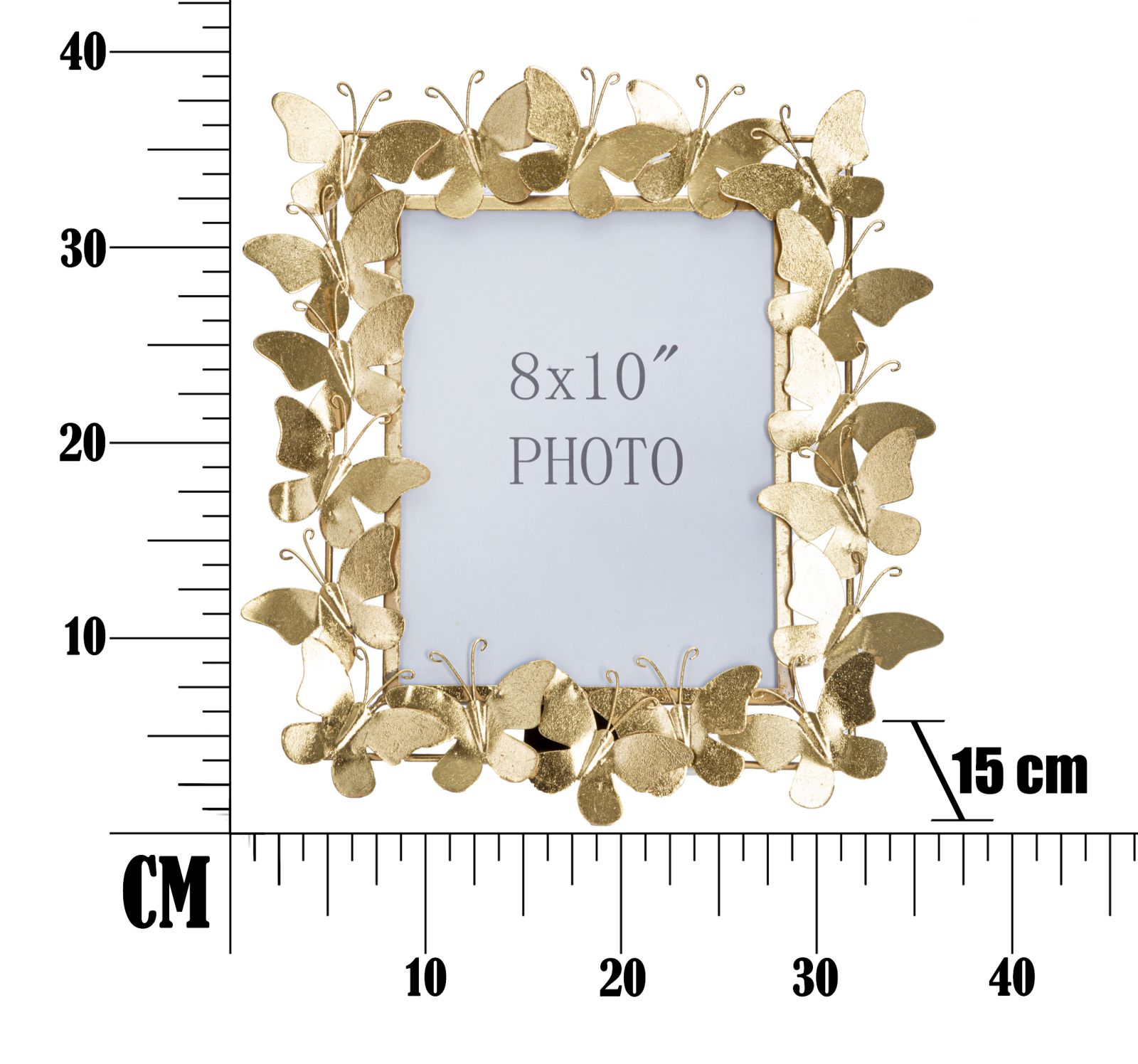 Fotókeret Butterfly Glam 35x15x38 cm (Belső Méretek 20x25 cm) Fotókeret Butterfly Glam 35x15x38 cm (Belső Méretek 20x25 cm)