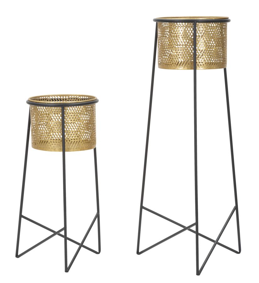 Virágtartó Pár Exy Ø 37x76-27x51 cm Virágtartó Pár Exy Ø 37x76-27x51 cm