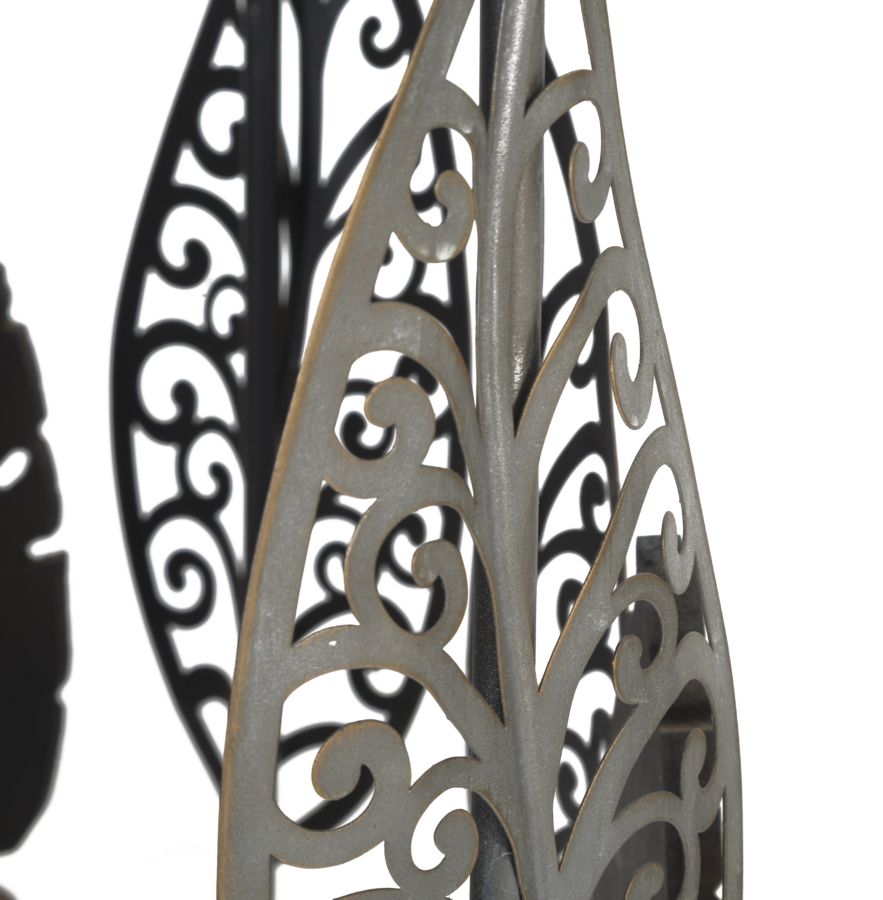 Asztal Ferro E Legno Foglie Szett 2 db 38x55-33x50 cm Asztal Ferro E Legno Foglie Szett 2 db 38x55-33x50 cm