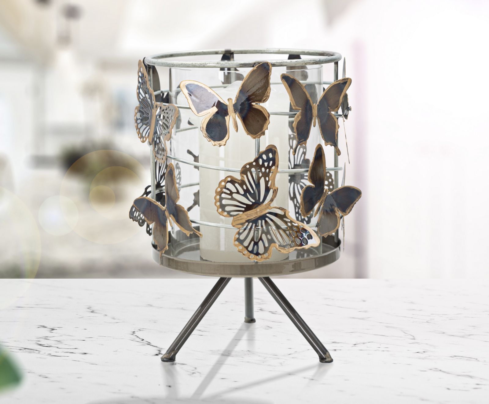 Gyertyatartó Farfalle 15x23,3 cm