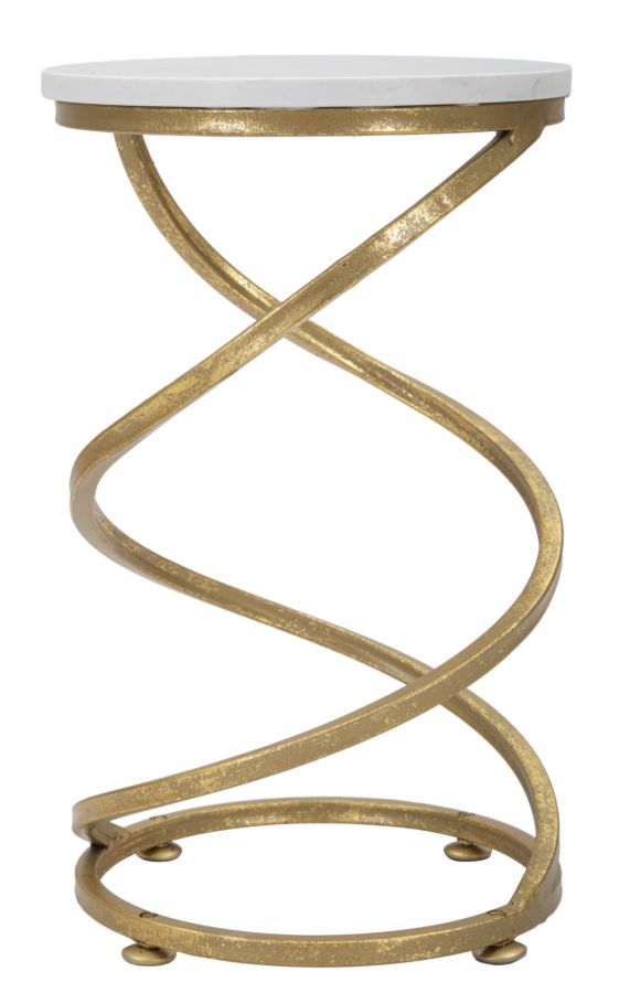 Középső Asztal Spiral Marble Ø 27,5x47,5 cm Középső Asztal Spiral Marble Ø 27,5x47,5 cm
