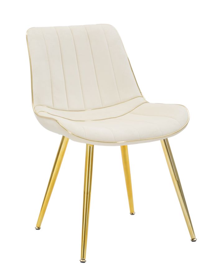 Paris krémszínű/arany szék 2 db 51x59x79 cm Paris Crema/Arany Szék 2 Db 51x59x79 cm