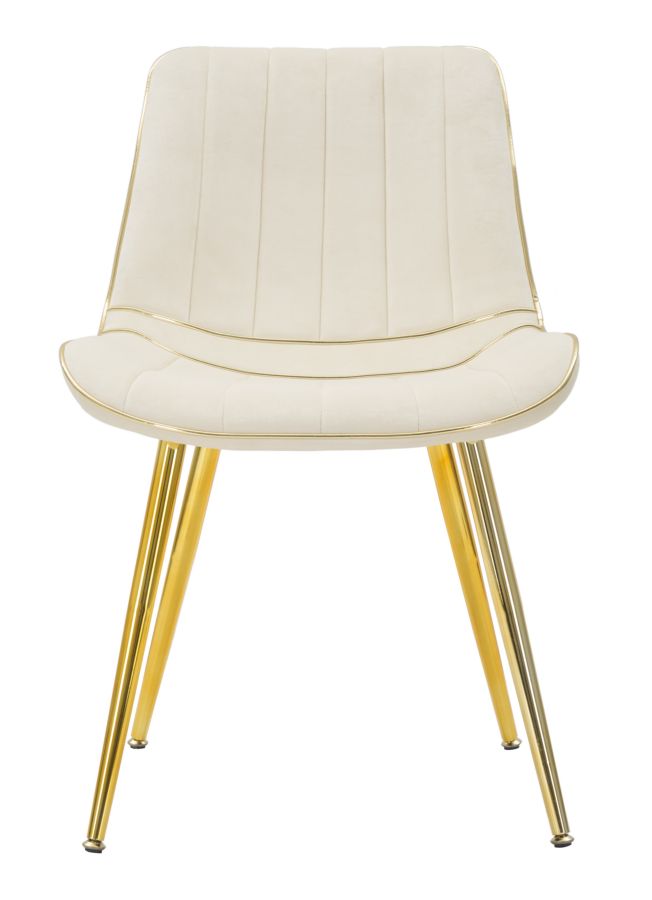 Paris krémszínű/arany szék 2 db 51x59x79 cm Paris Crema/Arany Szék 2 Db 51x59x79 cm