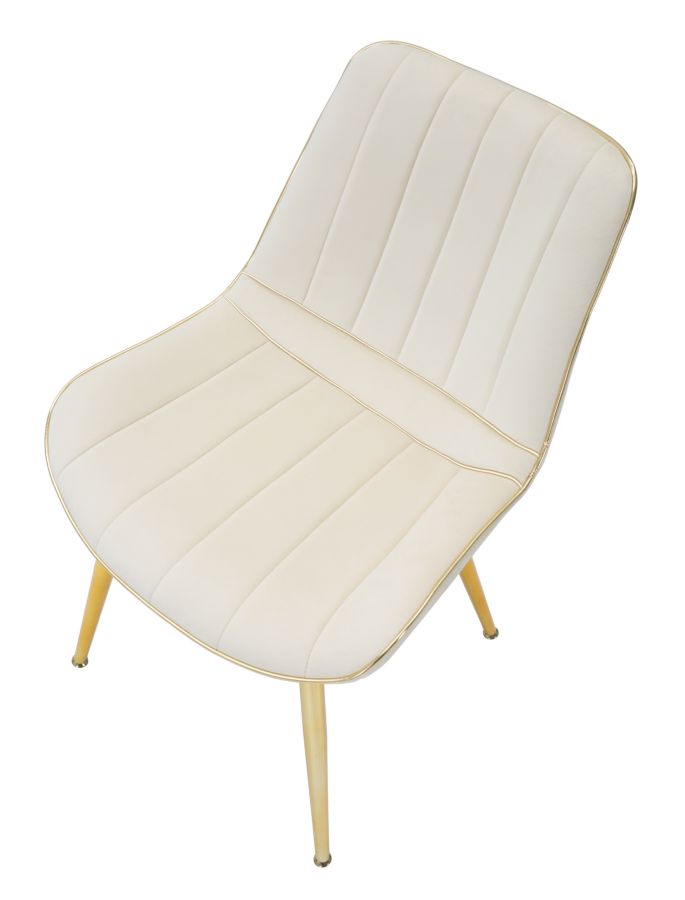 Paris krémszínű/arany szék 2 db 51x59x79 cm Paris Crema/Arany Szék 2 Db 51x59x79 cm