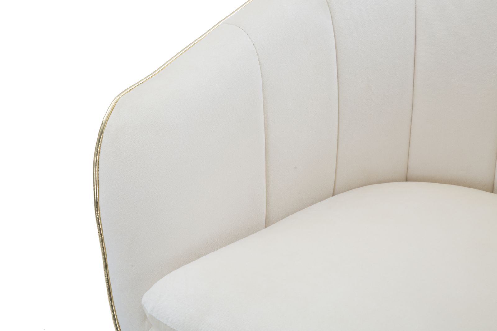 Paris krémszínű/arany fotel 62x58x78 cm Paris Crema/Arany Fotel 62x58x78 cm