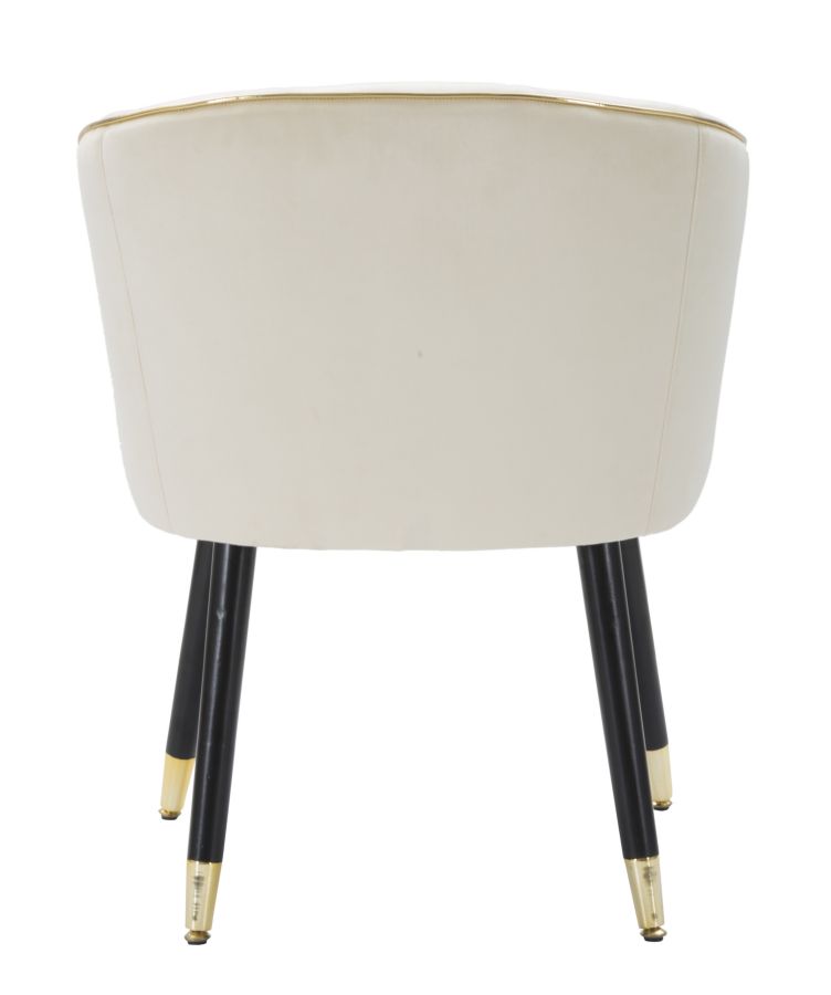 Paris krémszínű/arany fotel 62x58x78 cm Paris Crema/Arany Fotel 62x58x78 cm