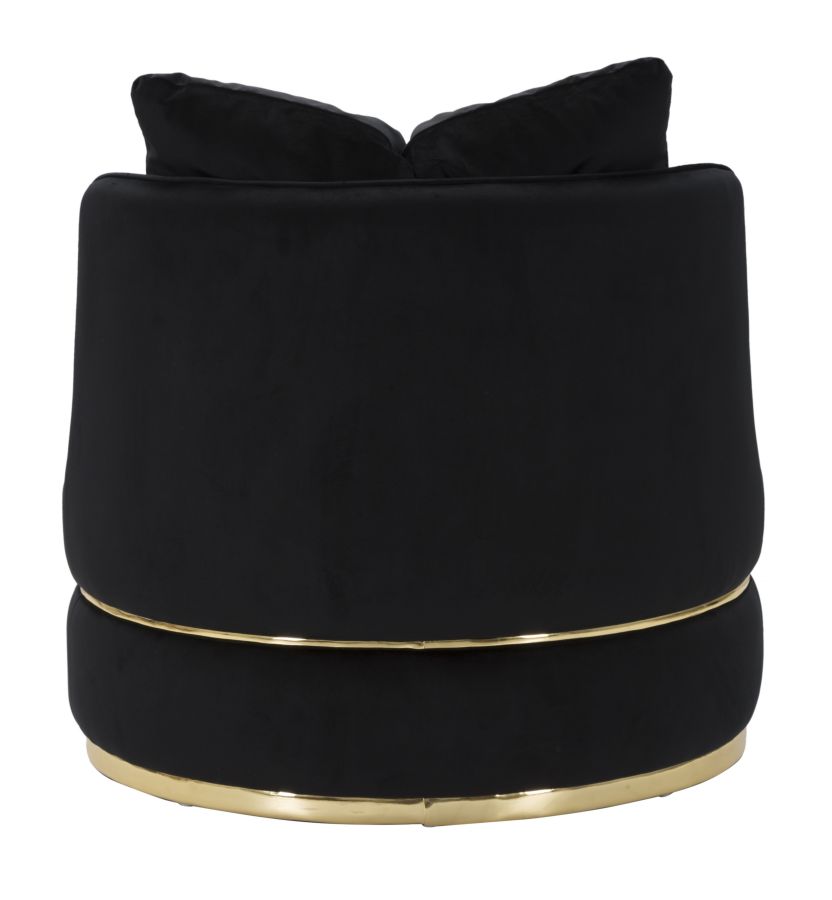 Paris Space Fotel Nero/Gold Ø 84x72 cm