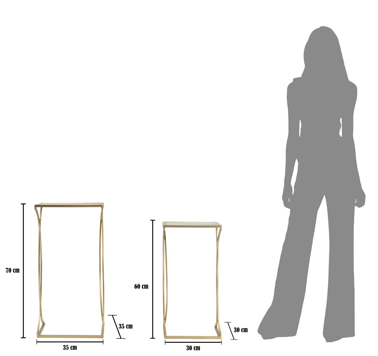Siomply Kis Asztal 35x35x70-30x30x60 cm Siomply Kis Asztal 35x35x70-30x30x60 cm