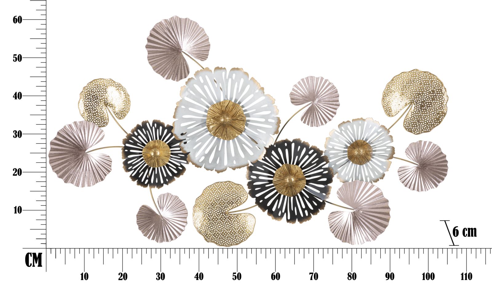 Vas Fali Panel Pinky -B- 106x6x60,5 cm