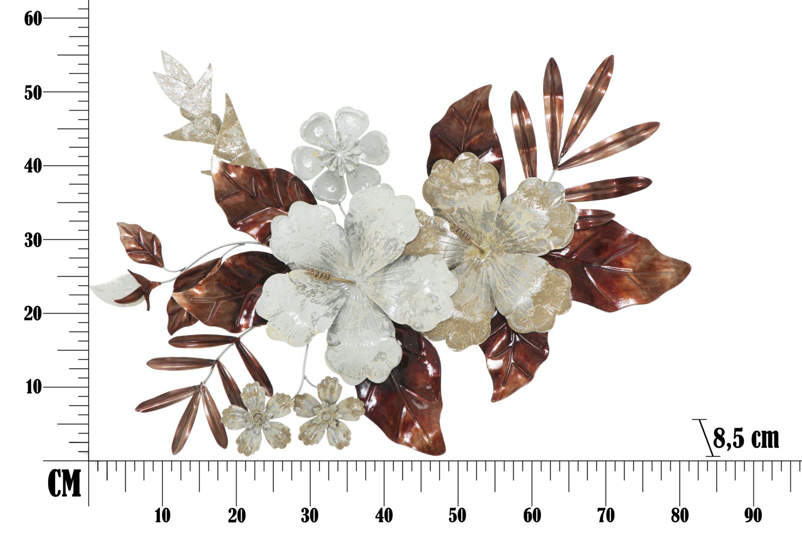 Falis Vaspanel Bouquet 83x8,5x55 cm Falis Vaspanel Bouquet 83x8,5x55 cm