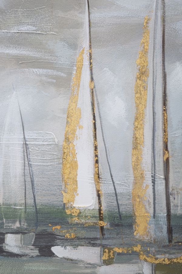 Falfestés arany Csónak 100x2,8x80 cm Falfestés arany Csónak 100x2,8x80 cm